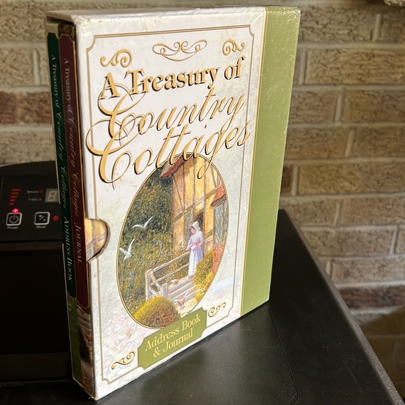 Elegant & stylish address book & journal set with Country Cottage designs - Picture 11 of 11